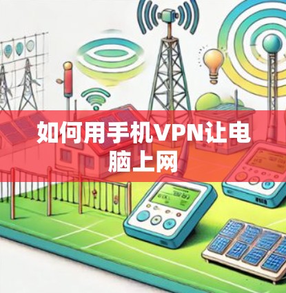 如何用手机VPN让电脑上网 如何用手机VPN让电脑上网