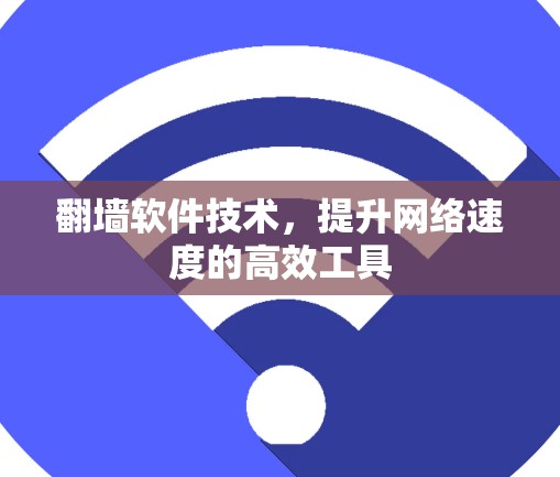 翻墙软件技术，提升网络速度的高效工具