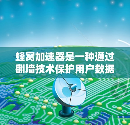 蜂窝加速器是一种通过翻墙技术保护用户数据的工具，旨在防止未经授权的访问。以下是关于蜂窝加速器的详细信息