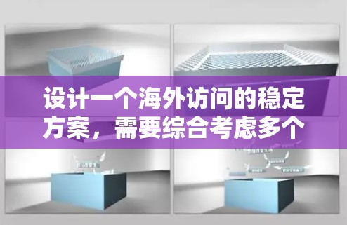 设计一个海外访问的稳定方案,需要综合考虑多个因素,确保每次访问都能保持高效和稳定性。以下是一个结构化的解决方案 设计一个海外访问的稳定方案,需要综合考虑多个因素,确保每次访问都能保持高效和稳定性。以下是一个结构化的解决方案